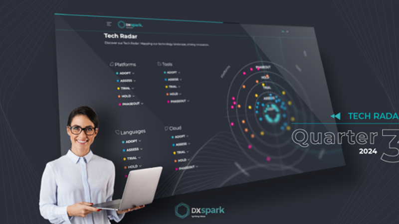 Português: Tech Radar DXspark; English: Tech Radar insights