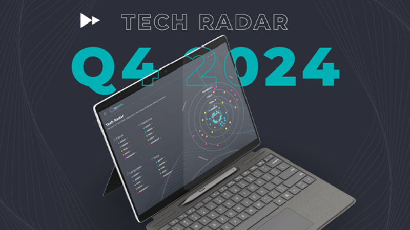 Português: Tech Radar Q4 2024 da DXspark; English: DXspark Q4 2024 Tech Radar