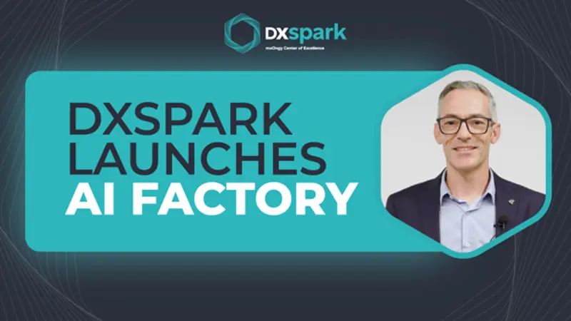Português: Lançamento da AI Factory; English: Launch of DXspark AI Factory